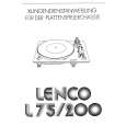 LENCO L75 Instrukcja Serwisowa