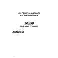 ZANUSSI ZCG5100 Instrukcja Obsługi