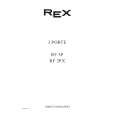 REX-ELECTROLUX RF3PX Instrukcja Obsługi