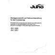 JUNO-ELECTROLUX JDU2321B Instrukcja Obsługi