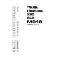 YAMAHA M916 Instrukcja Obsługi