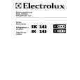 ELECTROLUX EK242P/RWS Instrukcja Obsługi