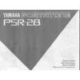 YAMAHA PSR-28 Instrukcja Obsługi
