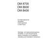 AEG DM8400-M Instrukcja Obsługi