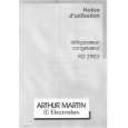 ARTHUR MARTIN ELECTROLUX RD2903W Instrukcja Obsługi