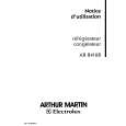 ARTHUR MARTIN ELECTROLUX AR8416B Instrukcja Obsługi