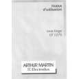 ARTHUR MARTIN ELECTROLUX LF1275 Instrukcja Obsługi