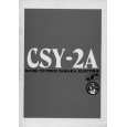 YAMAHA CSY-2A Instrukcja Obsługi