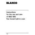 BLANCO BSO665X Instrukcja Obsługi