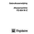 FRIGIDAIRE FD604W Instrukcja Obsługi