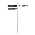 BLOMBERG KT11600 Instrukcja Obsługi