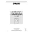 ZANUSSI FAE1226 Instrukcja Obsługi