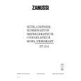 ZANUSSI ZT214 Instrukcja Obsługi