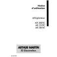ARTHUR MARTIN ELECTROLUX AR3815C Instrukcja Obsługi