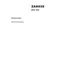 ZANKER ZKR1636 Instrukcja Obsługi