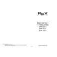 REX-ELECTROLUX RDG253S Instrukcja Obsługi