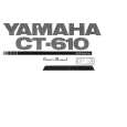YAMAHA CT-610 Instrukcja Obsługi