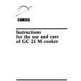 ZANUSSI GC21M Instrukcja Obsługi