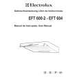 ELECTROLUX EFT604X/A Instrukcja Obsługi