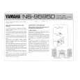 YAMAHA NS-9595 Instrukcja Obsługi