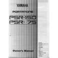 YAMAHA PSR-150 Instrukcja Obsługi