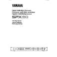 YAMAHA SPX90 Instrukcja Obsługi