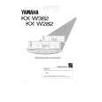 YAMAHA KX-W382 Instrukcja Obsługi