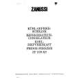ZANUSSI ZF18/9KS Instrukcja Obsługi