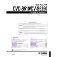 YAMAHA DVD-S510 Instrukcja Serwisowa
