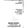 ARTHUR MARTIN ELECTROLUX CL2220E Instrukcja Obsługi