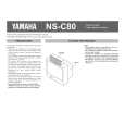 YAMAHA NS-C80 Instrukcja Obsługi