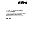 JUNO-ELECTROLUX JDA3930S Instrukcja Obsługi