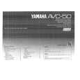 YAMAHA AVC-50 Instrukcja Obsługi