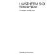 AEG Lavatherm 540 A Instrukcja Obsługi