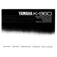 YAMAHA K960 Instrukcja Obsługi