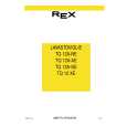 REX-ELECTROLUX TQ12-XE Instrukcja Obsługi