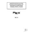 REX-ELECTROLUX RO11 Instrukcja Obsługi