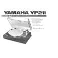 YAMAHA YP211 Instrukcja Obsługi