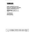 YAMAHA SPX90II Instrukcja Obsługi