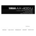 YAMAHA AX-400 Instrukcja Obsługi