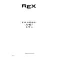 REX-ELECTROLUX RF17T Instrukcja Obsługi
