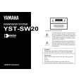 YAMAHA YST-SW20 Instrukcja Obsługi