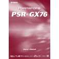 YAMAHA PSR-GX76 Instrukcja Obsługi