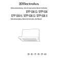 ELECTROLUX EFP636 Instrukcja Obsługi
