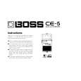 BOSS CE-5 Instrukcja Obsługi