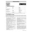 ZANUSSI ZWN2106 Instrukcja Obsługi