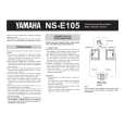 YAMAHA NS-E105 Instrukcja Obsługi