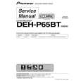 PIONEER DEH-P65BTXN Instrukcja Serwisowa