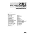 HITACHI D-900 Instrukcja Obsługi
