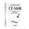 CASIO CE3400 Instrukcja Obsługi